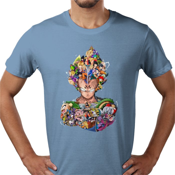 Dragon Ball Z - Vegeta Collage T-Shirt