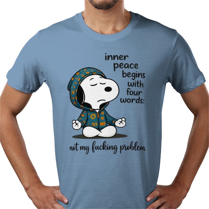 Inner Peace Starts With 4 Words - Snoopy T-shirt