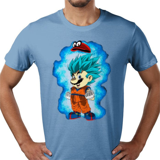 Dragonball Z & Super Mario Bro's - Saiyan Bro's T-shirt