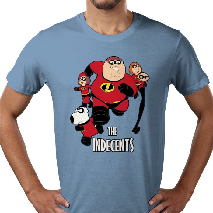 Family Guy x The Incredibles Parody - The Indecents T-Shirt