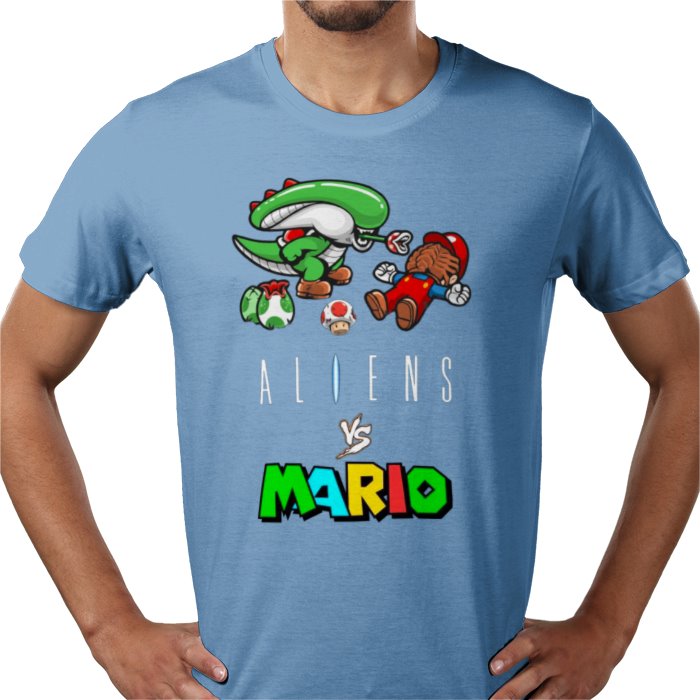 Super Mario x Aliens - Aliens Vs Mario T-shirt