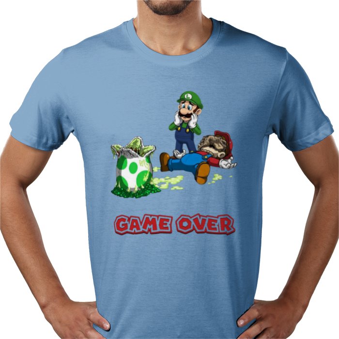 Super Mario x Aliens - Xeno Egg Game Over T-shirt