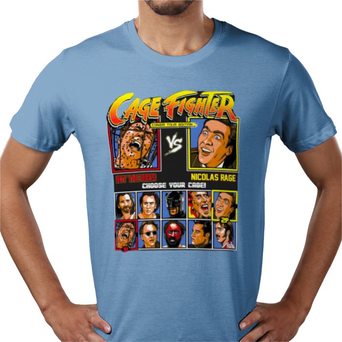 Nicholas Cage & Street Fighter - Cage Fighter T-shirt