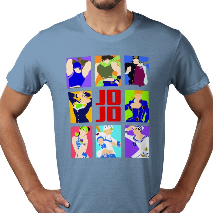 JoJo's Bizarre Adventure - Box Collage T-Shirt