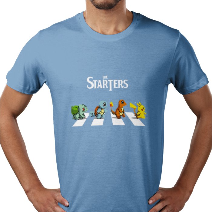 Pokémon & The Beatles - Abby Road Starters T-shirt