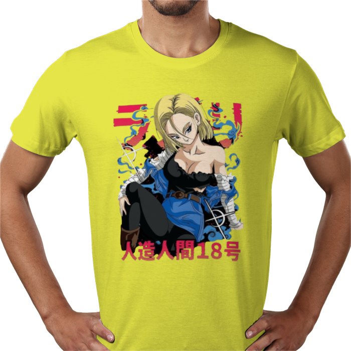 Dragon Ball Z Raunchy Android 18 T-Shirt | Android 18 DBZ Anime Tee