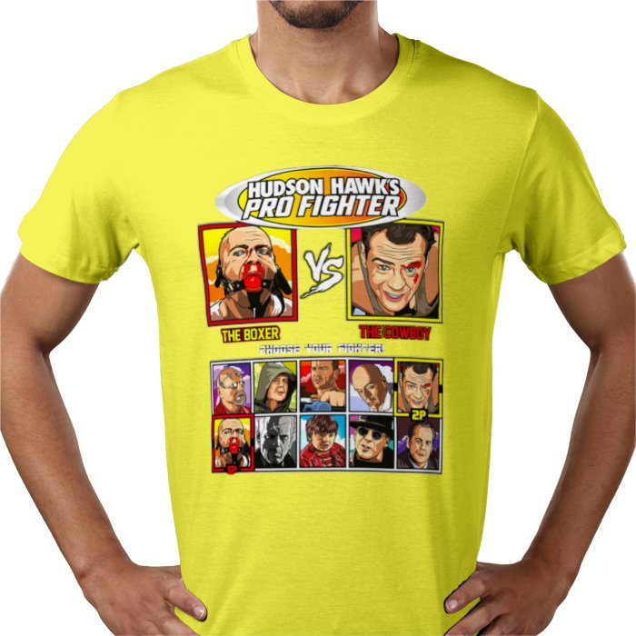 Bruce Willis - Pulp Fiction VS Die Hard T-shirt