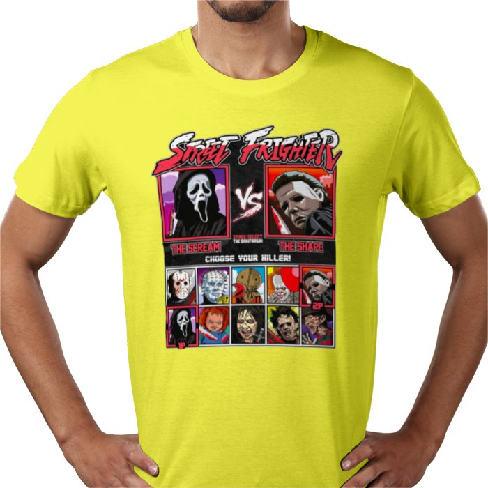 Horror Movies & Street Fighter - Street Frighter T-shirt