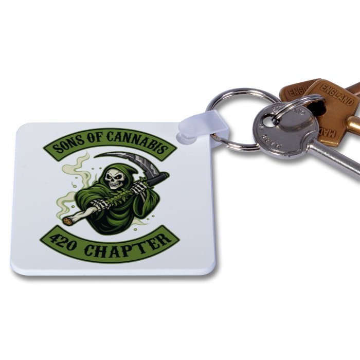 Sons Of Cannabis Keyring