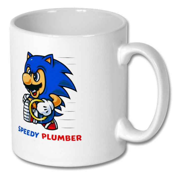Super Mario Bro's x Sonic - Speedy Plumber Mug
