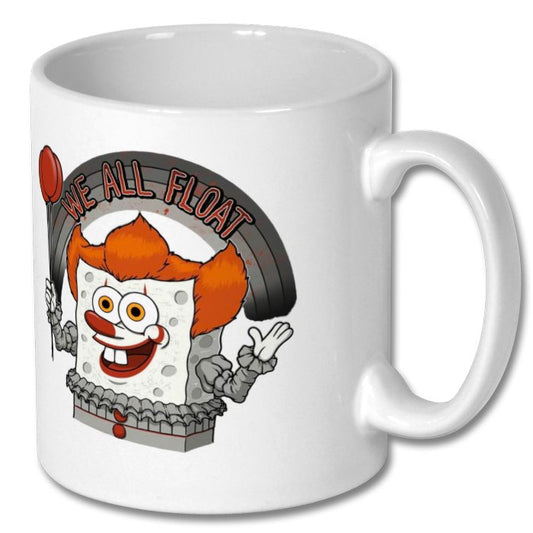 Pennywise IT x SpongeBob Square Pants - We All Float Mug