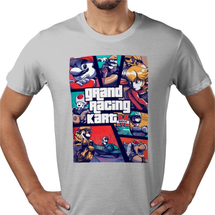 Mario Kart x Grand Theft Auto - Grand Racing Kart T-Shirt