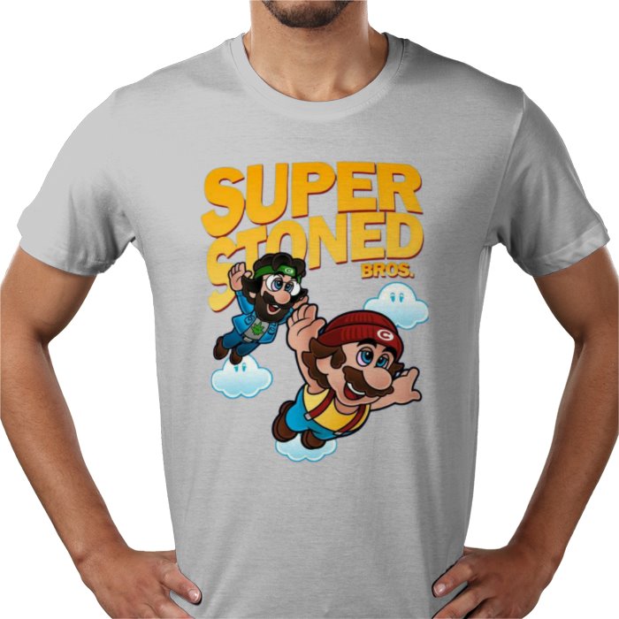 Super Mario Bro's x Cheech & Chong - Super Stoned Bros T-shirt