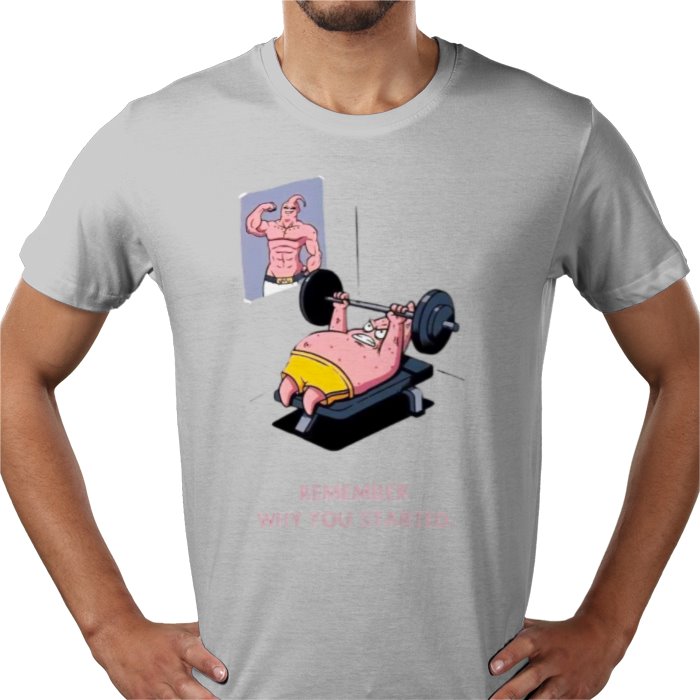 Dragonball Z & SpongeBob Square Pants- Remember Why You Started T-shirt