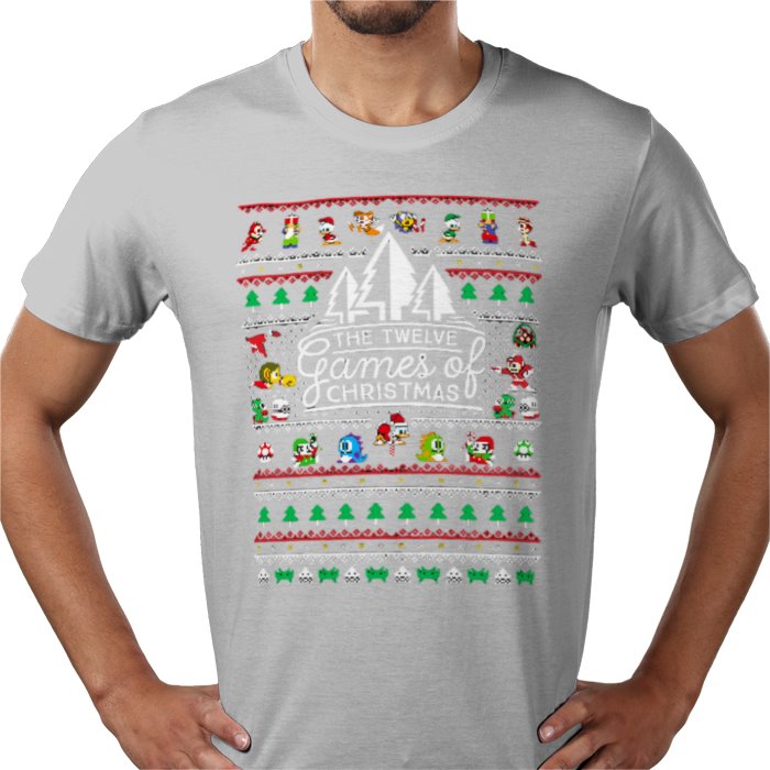 Ugly Jumper Style - 12 Games Of Christmas T Shirt