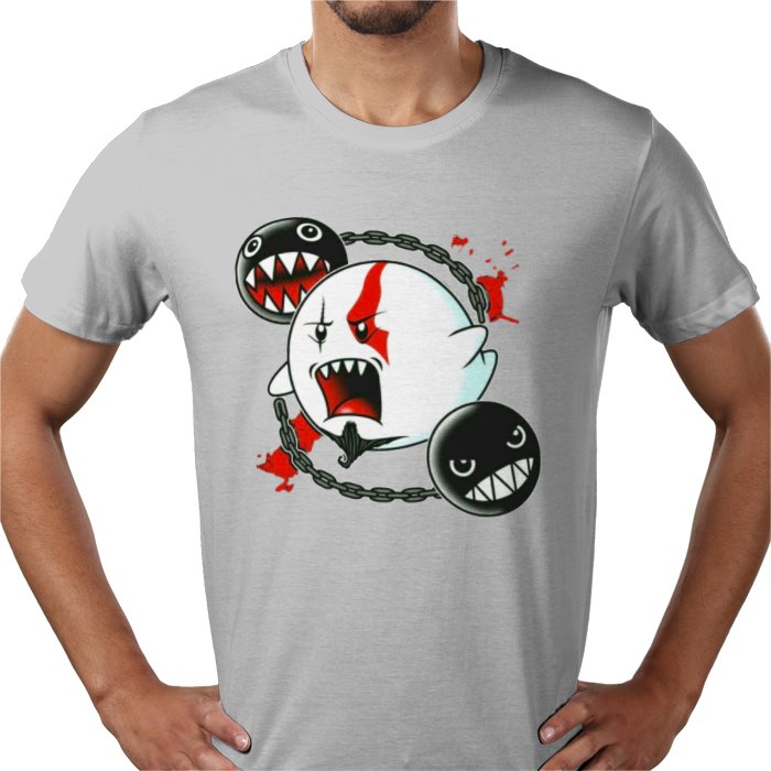 Super Mario x God Of War - Ghost Of War T-Shirt