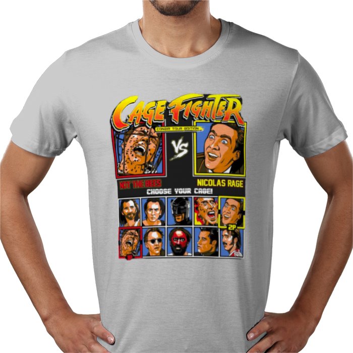 Nicholas Cage & Street Fighter - Cage Fighter T-shirt