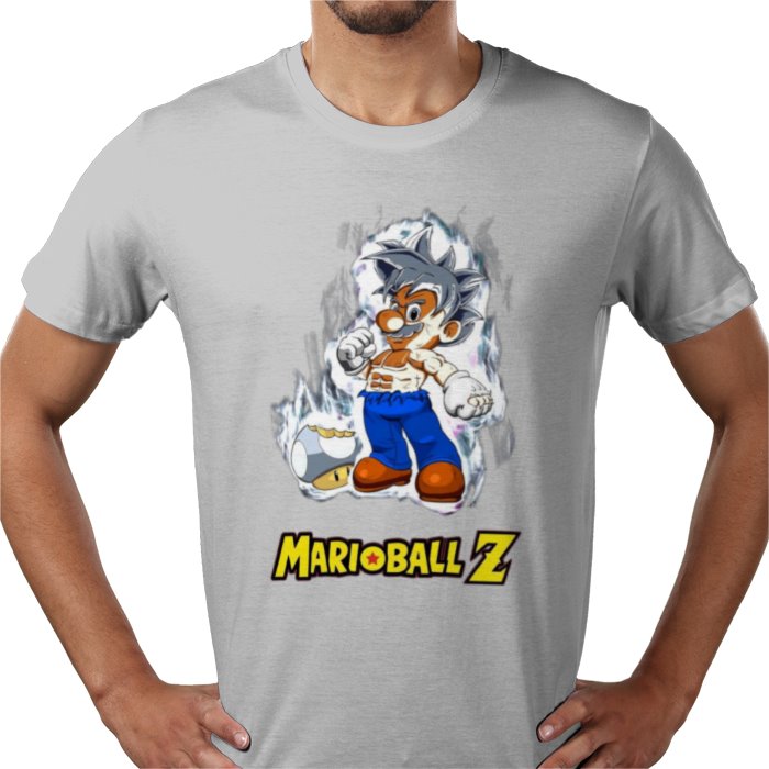 Super Mario x Dragonball Z - Ultra Instinct Mario T-shirt