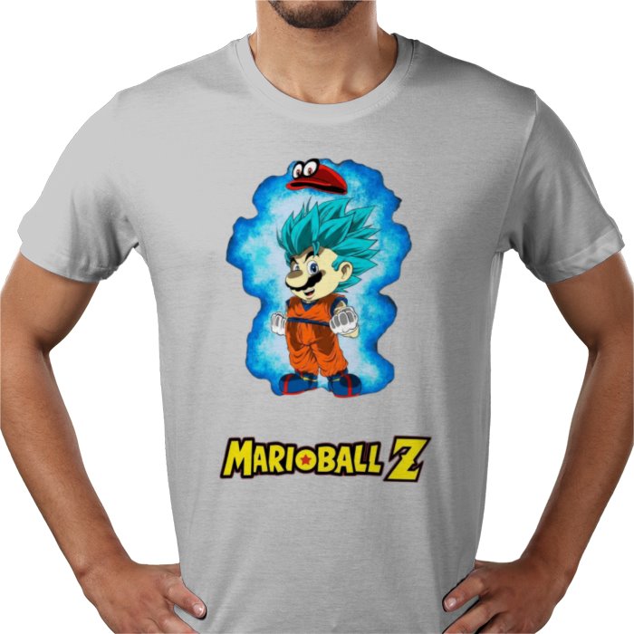 Super Mario x Dragonball Z - Super Saiyan Mario T-shirt