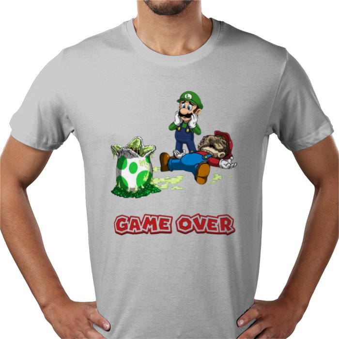 Super Mario x Aliens - Xeno Egg Game Over T-shirt