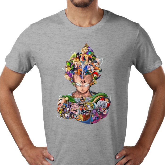 Dragon Ball Z - Vegeta Collage T-Shirt