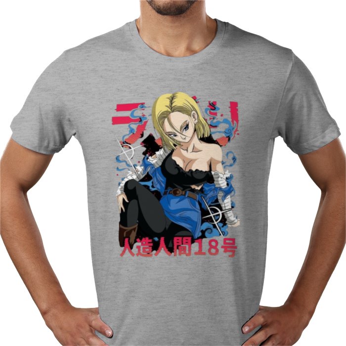 Dragon Ball Z Raunchy Android 18 T-Shirt | Android 18 DBZ Anime Tee