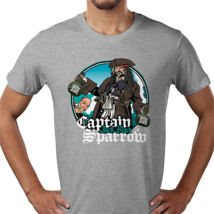 Jack Black x Pirates Of The Caribbean — Captain Jack Black Sparrow T-Shirt