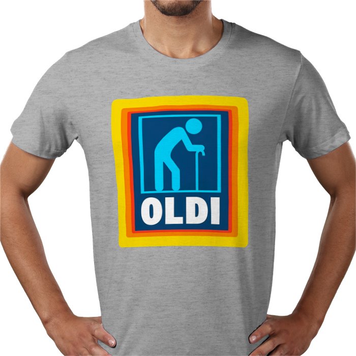 ALDI Parody OLDI T-shirt