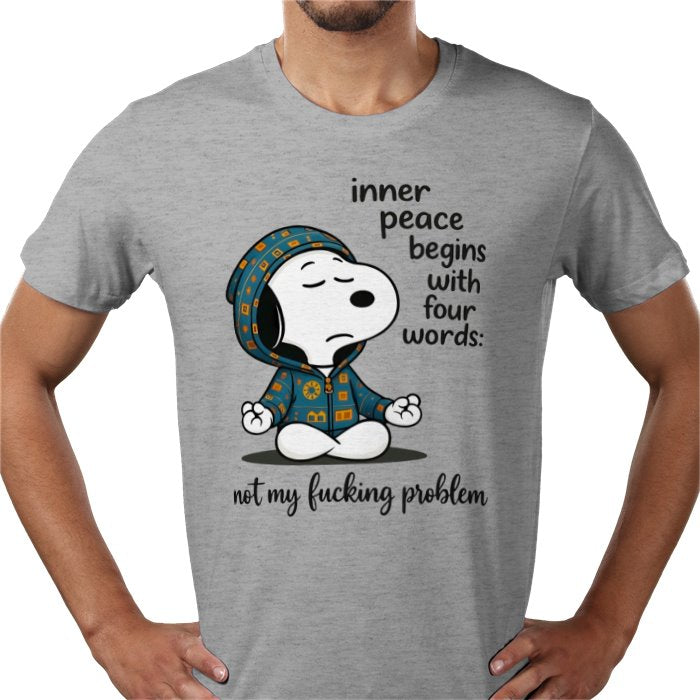Inner Peace Starts With 4 Words - Snoopy T-shirt
