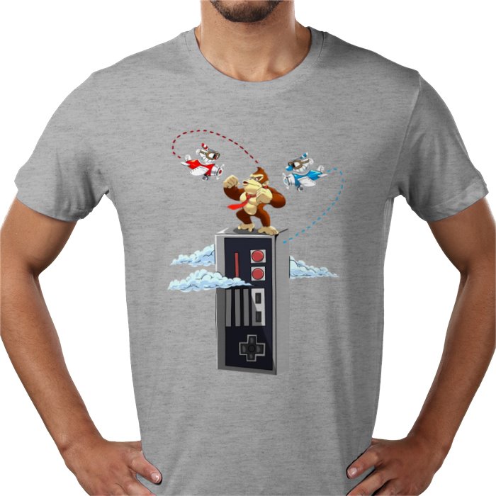 Donkey Kong x Cuphead x King Kong Parody - Kong Of New Donk T-Shirt