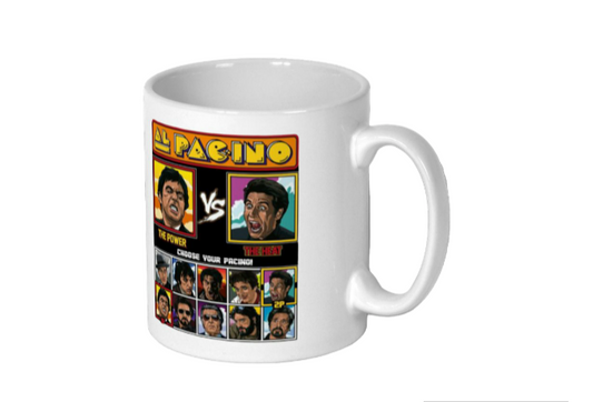 Al Pacino & Pac Man & Street Fighter - Al Pac-ino Fighter Mug