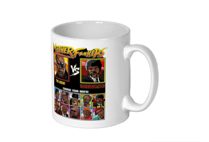 Samuel Jackson & Street Fighter - Mother F**kers Mug