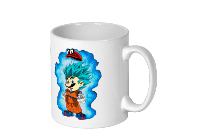 Super Mario Bro's & Dragonball Z - Saiyan Bro's Mug