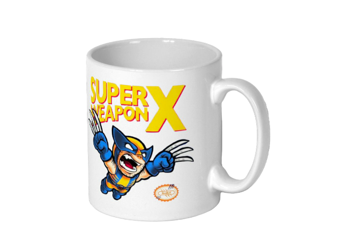 Super Mario Bro's & Wolverine - Super Weapon X Mug