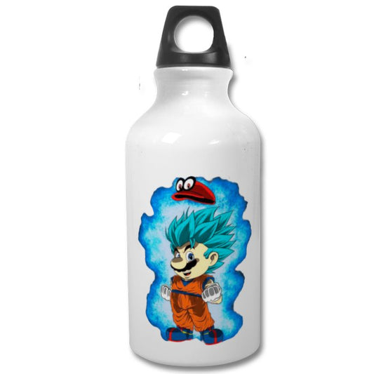 Dragonball Z & Super Mario Bro's - Saiyan Bro's Water Bottle