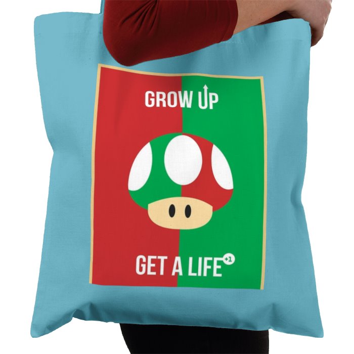 Super Mario Bro's - Get A Life Tote Bag