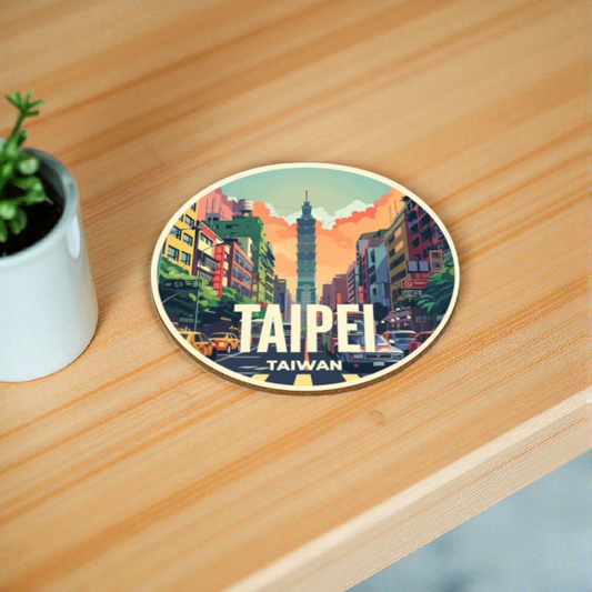 Taiwan Round Coaster