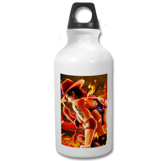 One Piece - Ace Theme 4 Water Bottle