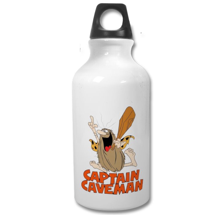 Captain Caveman - Theme Water Bottle