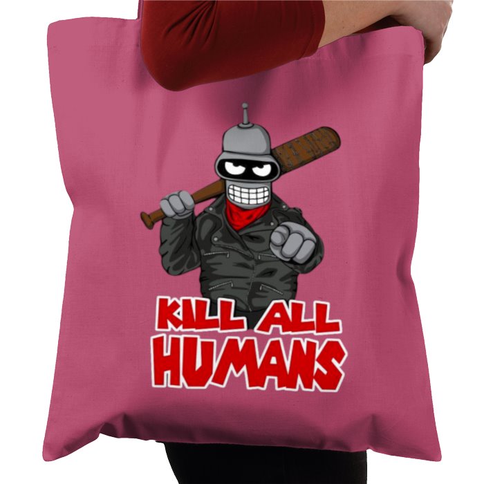 Futurama x The Walking Dead - Kill All Humans Tote Bag