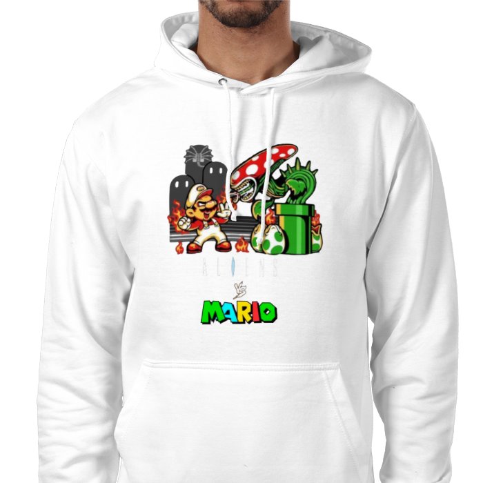 Super Mario x Aliens - Aliens Vs Mario Value Hoodie