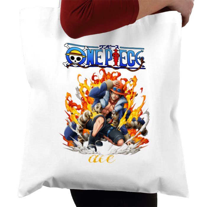 One Piece - Ace Portrait Tote Bag