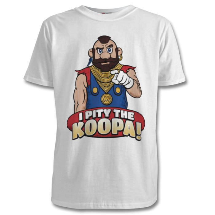 The A Team & Super Mario Bro's - I Pity The Koopa T-shirt