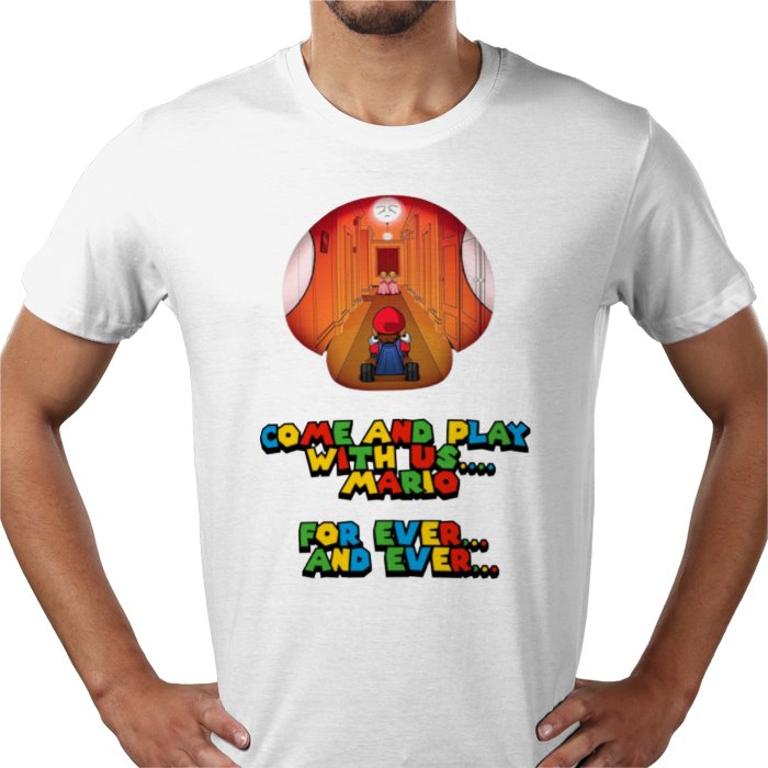 Super Mario x The Shining - Come Play With Us T-shirt
