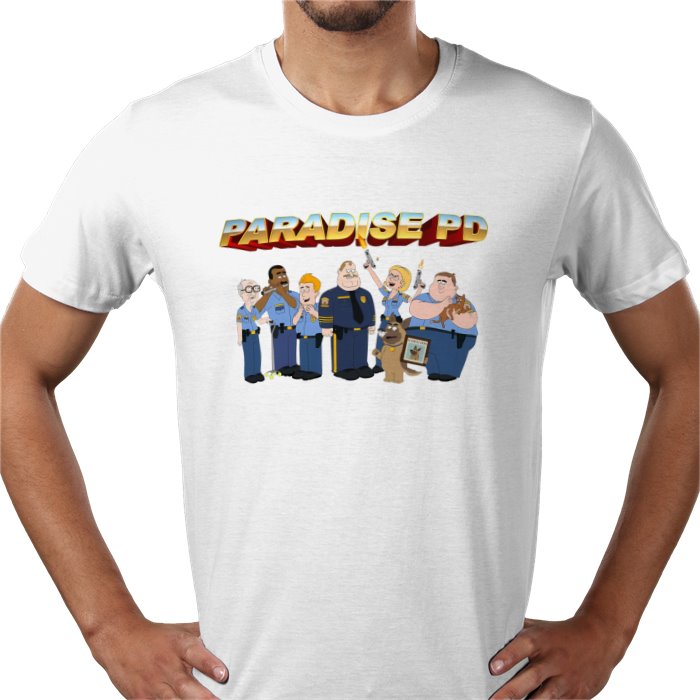 Paradise PD Character Crew T-Shirt