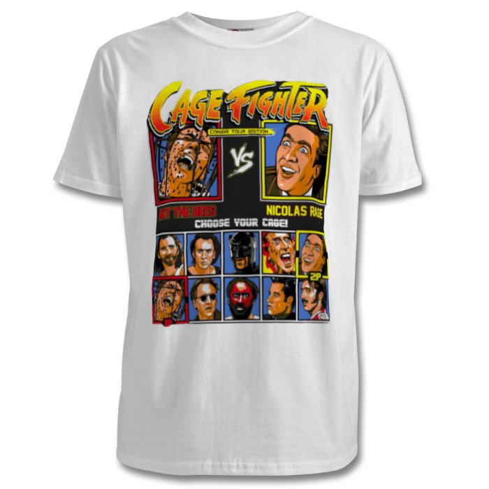 Nicholas Cage & Street Fighter - Cage Fighter T-shirt