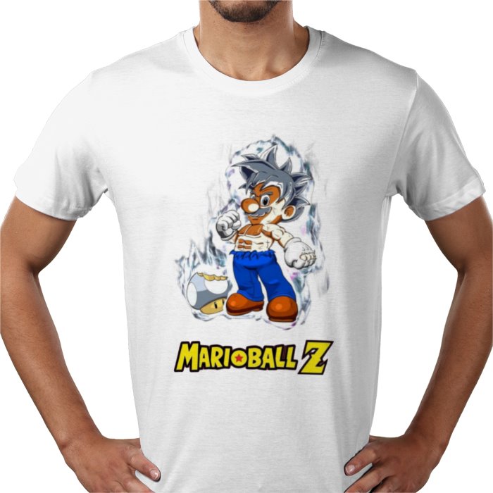 Super Mario x Dragonball Z - Ultra Instinct Mario T-shirt