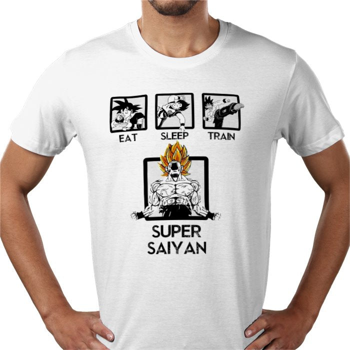 Dragonball Z - Eat Sleep Train T-shirt