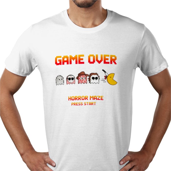 Pacman x Horror Movies - Horror Mashup T-shirt