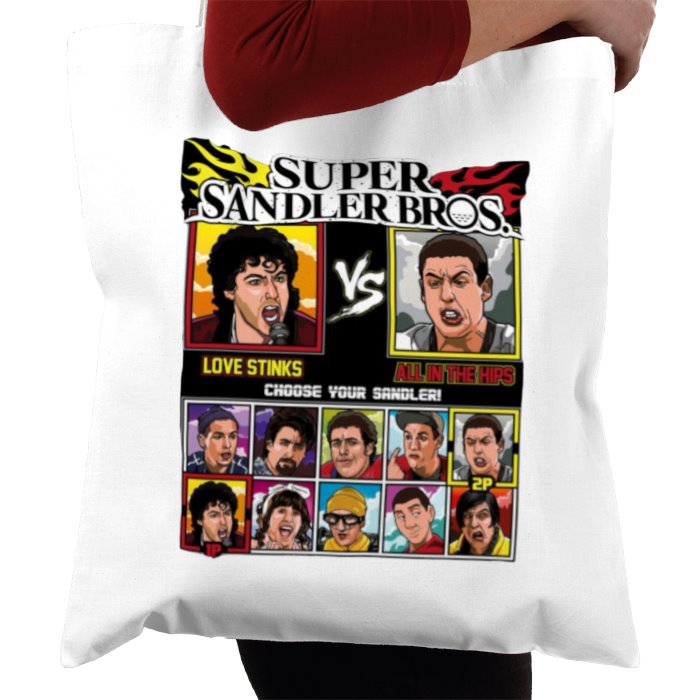 Super Smash Bro's & Adam Sandler - Super Sandler Bro's Tote Bag